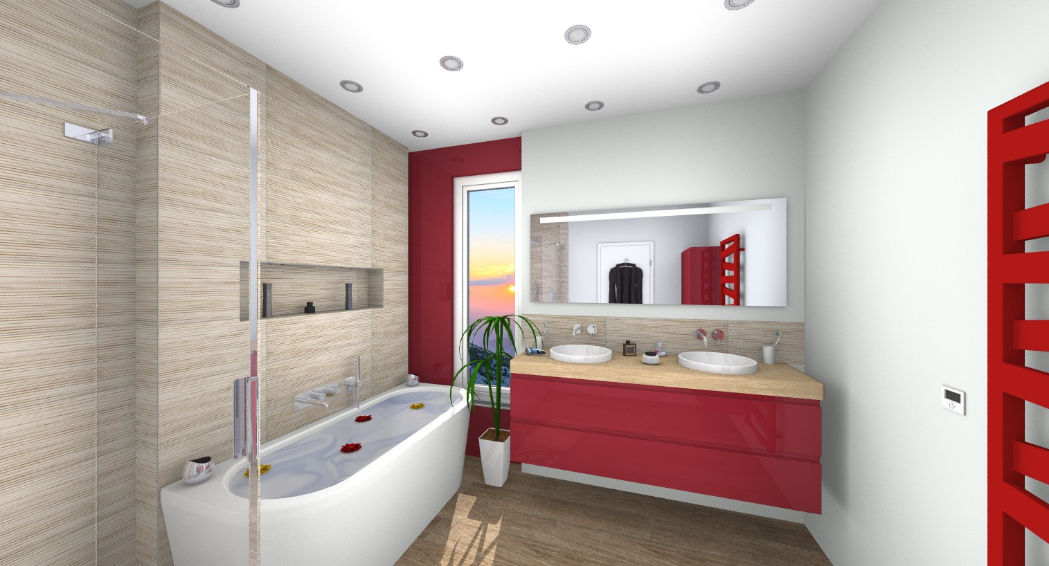 Visualisation 3D d'une salle de bain